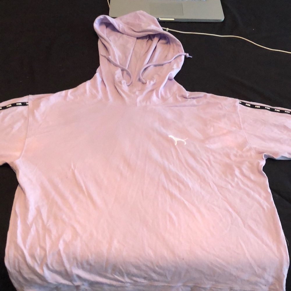 pink sweatshirt